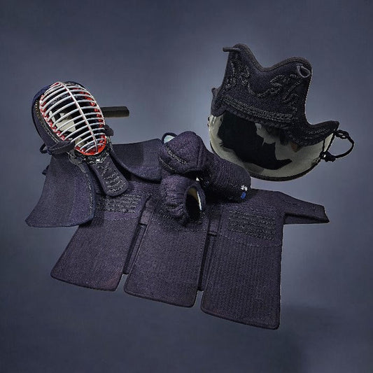 閃BLUEヘリ紺革セット